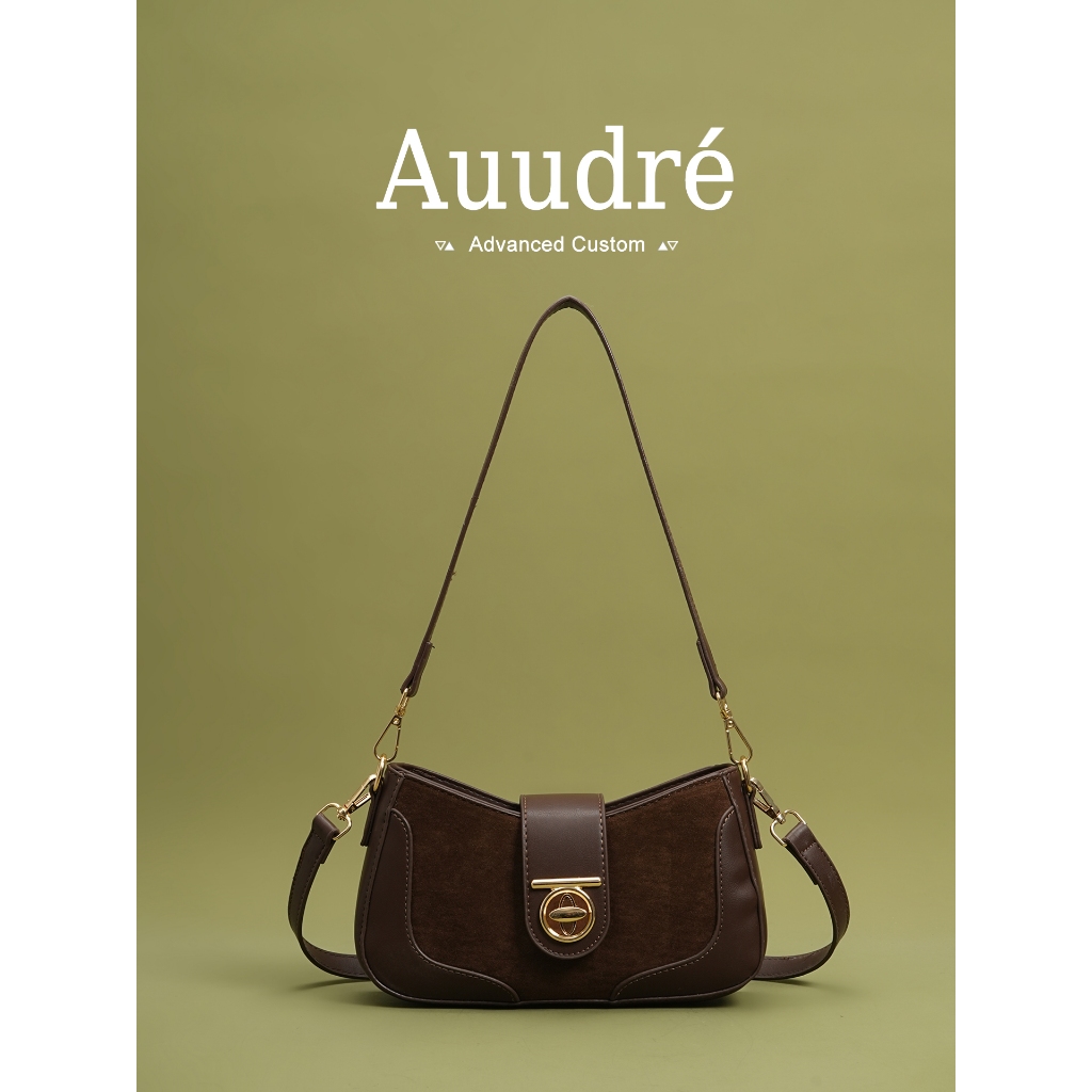 AUUDRE حقيبة تحت الإبط ريترو للعمل