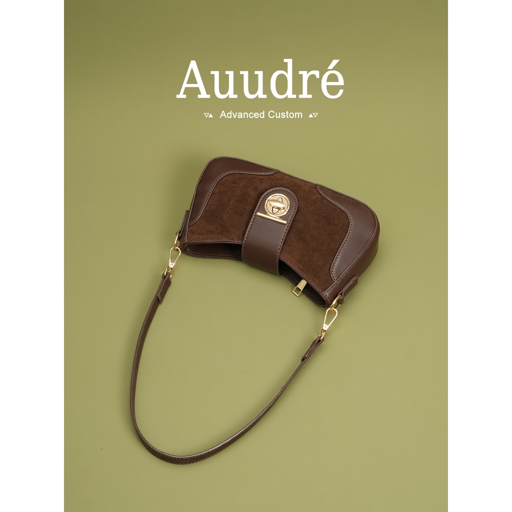 AUUDRE حقيبة تحت الإبط ريترو للعمل — صورة 2