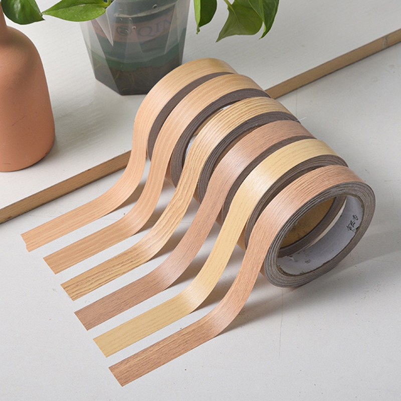 10mx2 ซม.เฟอร์นิเจอร์ Self-กาวขอบ Banding เทปไม้สําหรับ Refurbishment ตู้ตะเข็บซ่อมกรอบประตู Wall Decor