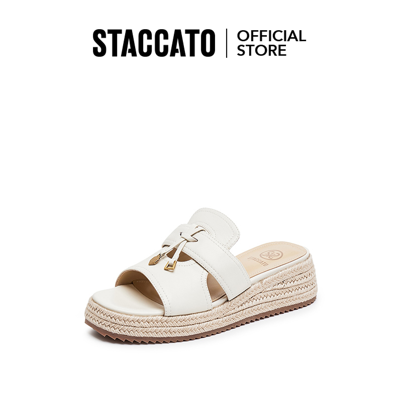 <Modform> Staccato Women's Thick-soled slippers รองเท้าแตะผู้หญิง รองเท้าแตะพื้นหนา H2264