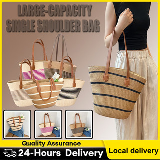 2026 Straw Beach Tote Bag for Women Large Woven Bag Purse Women's Summer Essential