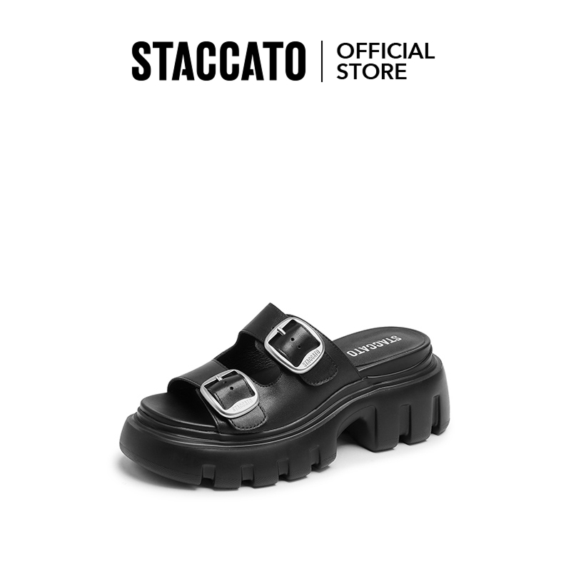 รองเท้าแตะสตรี Staccato H6007 แบบ wedge heels