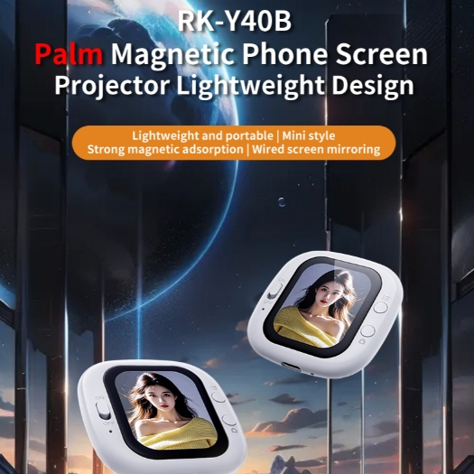 Magnetic Mount Mini Vlog Selfie Monitor หน้าจอไร้สายสําหรับ iPhones Android Samsung