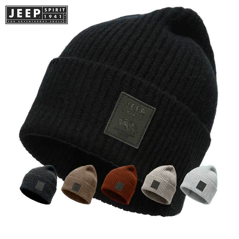 JEEP SPIRIT طاقية صوف سميكة تحمي الأذنين