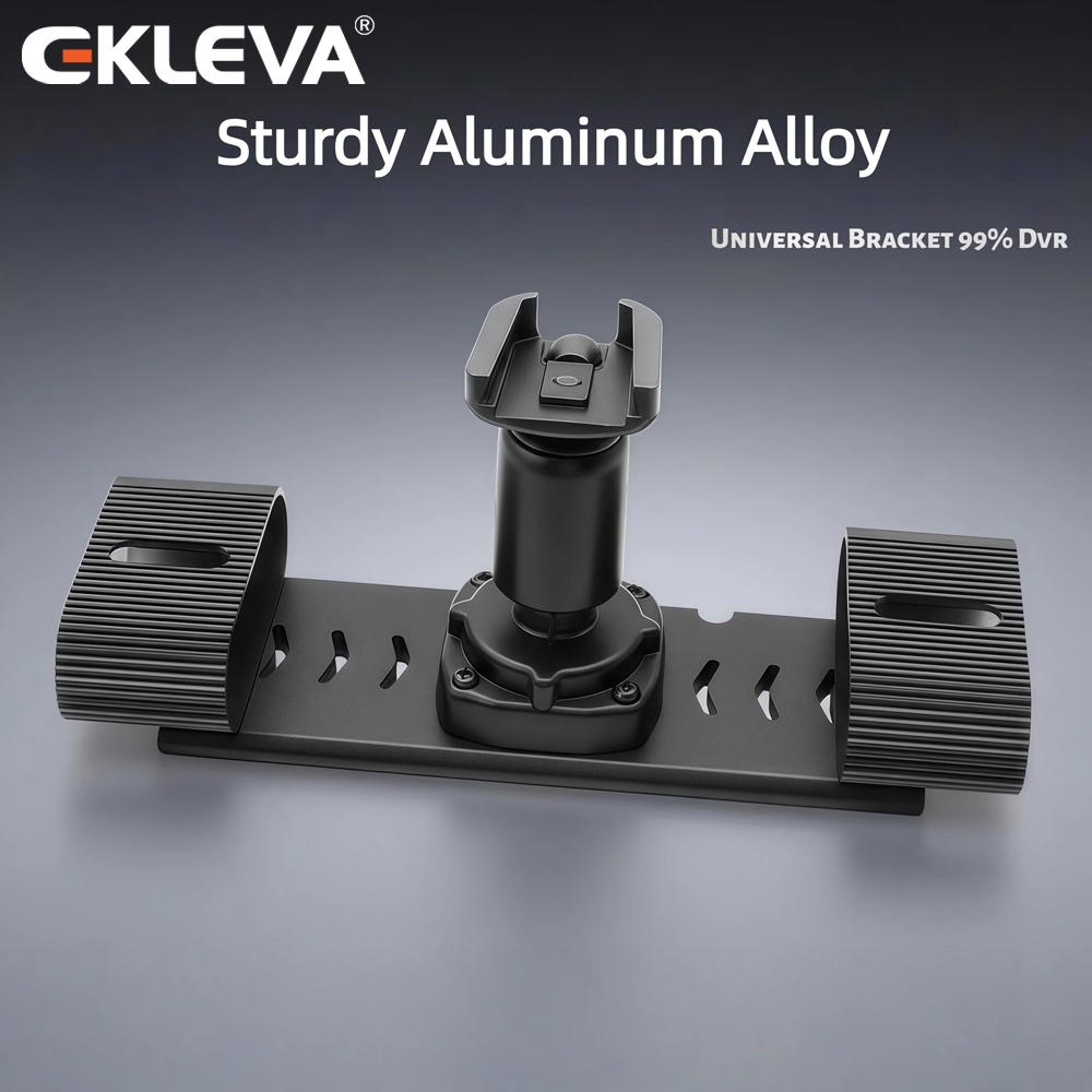 EKLEVA อลูมิเนียม Universal สําหรับรถ DVR กระจกมองหลัง Mounts ผู้ถือเครื่องบันทึกวิดีโอวงเล็บโลหะ Dash Cam Mount