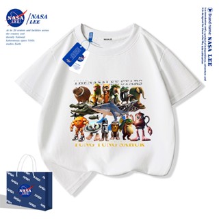 NASA เสื้อยืดเด็ก แขนสั้น TungTungTungSahur ลาย ผ้า cotton 1…