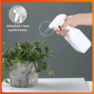 Linana พลาสติกคุณภาพสูง✅ขวดสเปรย์รีฟิลพร้อมหัวฉีดทรงเหลี่ยม 300/500ml ใส่น้ำยารีดผ้า ใส่น้ำเปล่า ใส่ของเหลวอื่นๆ