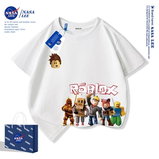 NASA เสื้อยืดเด็ก Robloxลายการ์ตูน 100% Cotton เสื้อเด็กผู้ชาย คุณภาพดี สบายและนุ่ม เหมาะสำหรับใส่ในฤดูร้อน