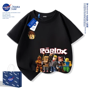 NASA เสื้อยืดเด็ก Robloxลายการ์ตูน 100% Cotton เสื้อเด็กผู้ชาย คุณภาพดี สบายและนุ่ม เหมาะสำหรับใส่ในฤดูร้อน