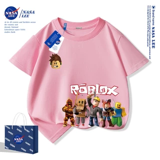 NASA เสื้อยืดเด็ก Robloxลายการ์ตูน 100% Cotton เสื้อเด็กผู้ชาย คุณภาพดี สบายและนุ่ม เหมาะสำหรับใส่ในฤดูร้อน