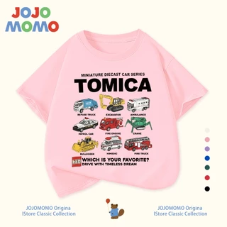 เสื้อเด็กผู้ชาย ลายรถยนต์ ผ้านุ่มระบายอากาศดี คอตตอนแท้100% เหมาะกับอากาศร้อน พร้อมส่ง