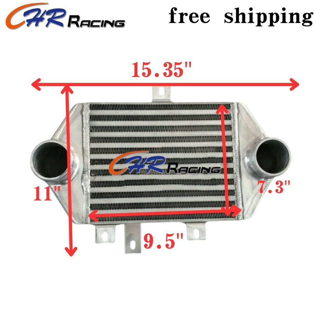 อลูมิเนียม Intercooler ด้านข้างสําหรับ 1990-1997 Toyota MR2 SW20 3SGTE Turbo 3.5"