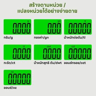 INSMART ตาชั่งดิจิตอล เครื่องชั่งเครื่องประดับ 0.001g-100g พกพาได้ สําหรับชั่งเครื่องประดับ สีทอง
