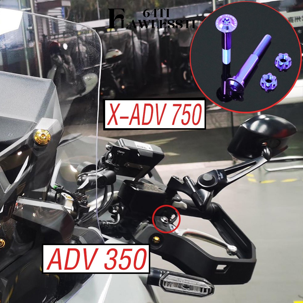 FLAWLESSTI Honda ADV 350 X-ADV 750 Gr5 Titanium Bolt คลัทช์เบรคคันโยก Bolt สําหรับ