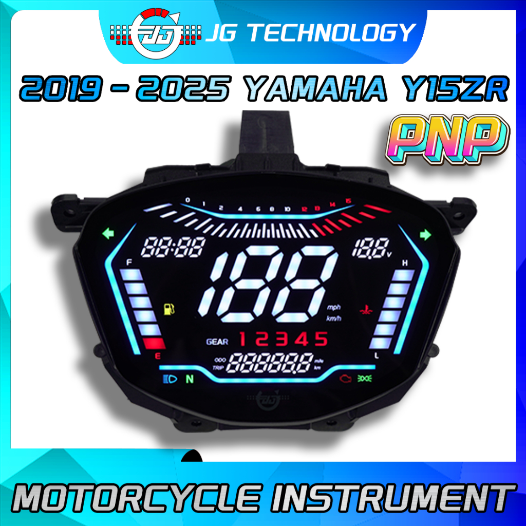 YAMAHA Y15 Y15ZR V2 2019–2025 PNP MOTORCYCLE DIGITAL SPEEDOMETER