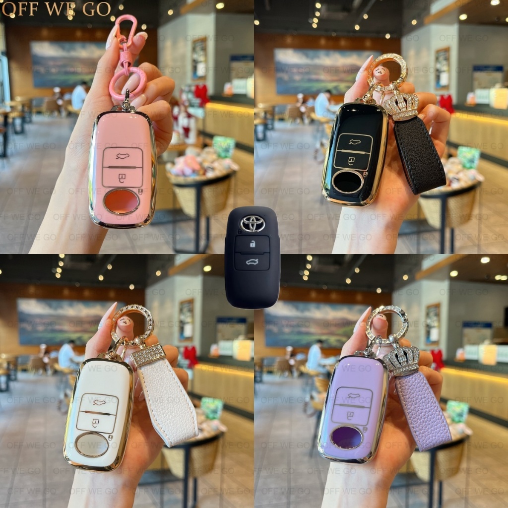 Perodua TPU กันกระแทก Key Holder - Toyota Vios 2023/Raize/Veloz/Yaris Ativ/Avanza Keyless อุปกรณ์เสร