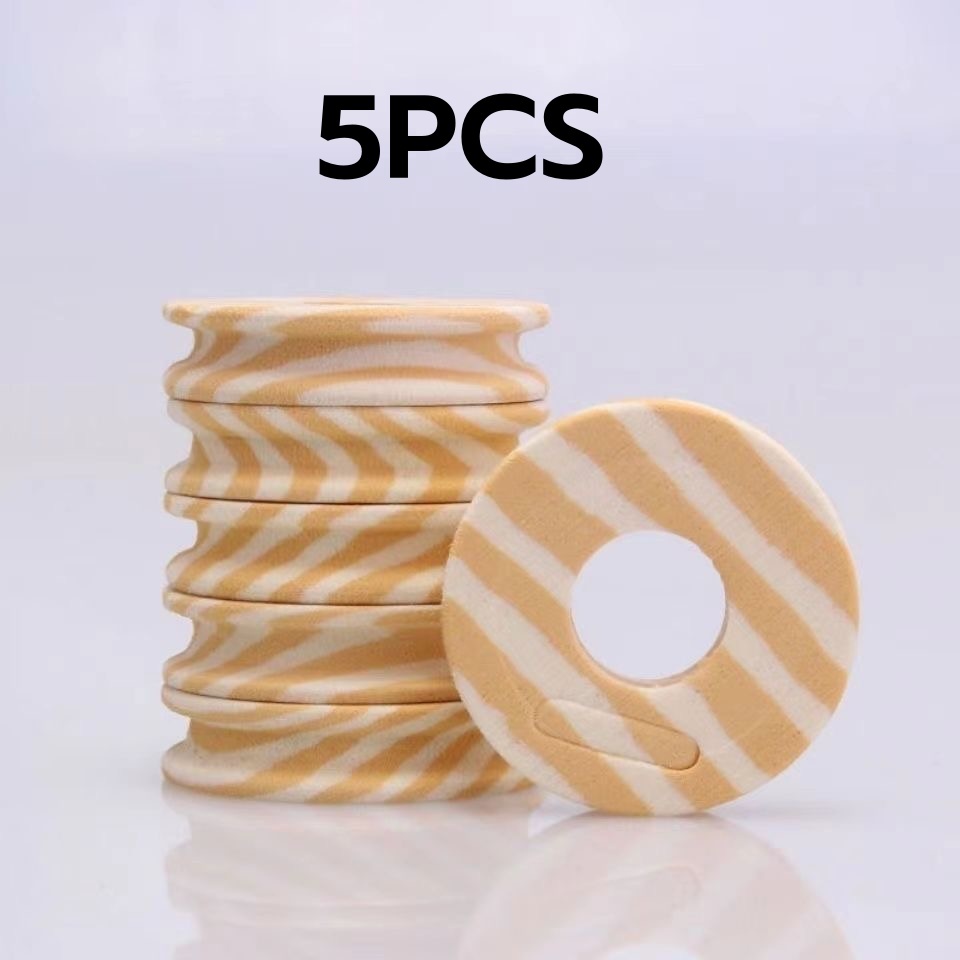 【5PCS】 โรลโฟม เก็บสายเบ็ดตกปลา สีสุ่ม ชุดตกปลาโฟม 5 ชิ้น ลายไม้กุ้ง สำหรับตกปลา