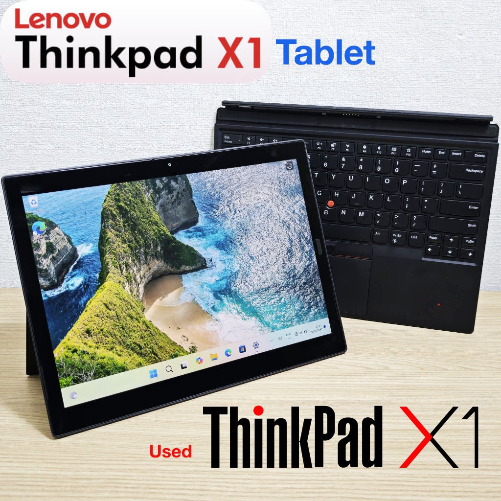 Lenovo Thinkpad X1 แท็บเล็ต Gen1 Intel Core M5 6Y57 1.10 GHz 8 GB หน่วยความจํา 256 GB SSD 12" หน้าจอ