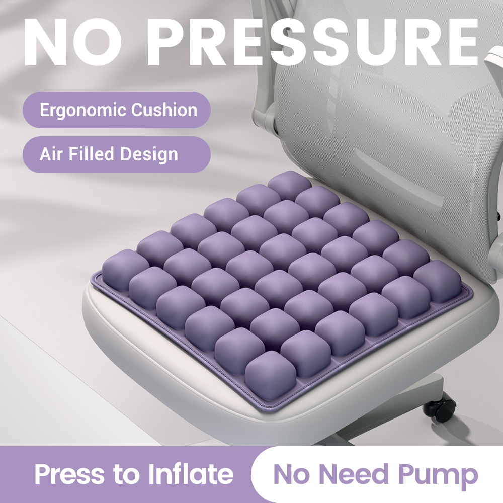 3d Decompression Air Cushion Office รถรถเข็น Universal อยู่ประจําป้องกันสะโพกก้นที่สวยงามสบายสนับสนุน Air Cushion