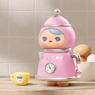Pop Mart PUCKY PUCKY PUCKY Elf Home Time Series Mystery Box อินเทรนด์ของเล่นรูปของขวัญ