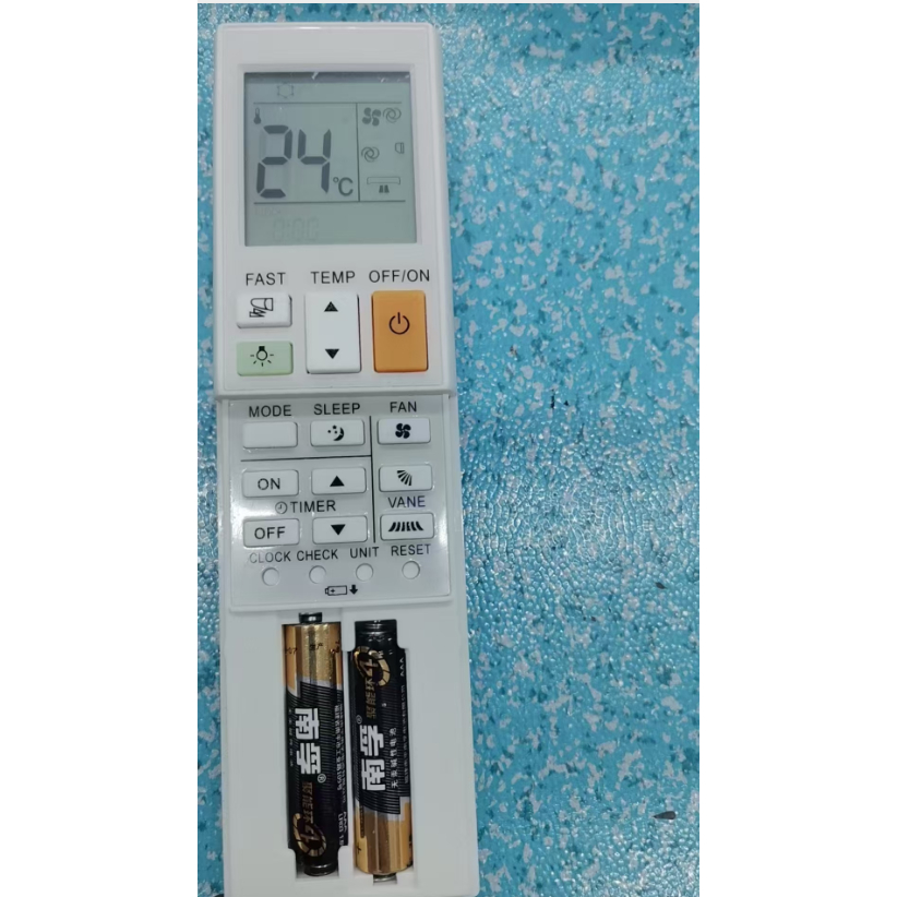 Mitsubishi Inverter Air Remote ปุ่มสีส้มสไลด์ 15VF RC1020E Mr.Slim MSY-GT15VF MUY-GT15VF รีโมทคอนโทรลเครื่องปรับอากาศ Mitsubishi 15VF (RC1020E) โดยใช้ Mitsubishi Mr. ผอมบาง
