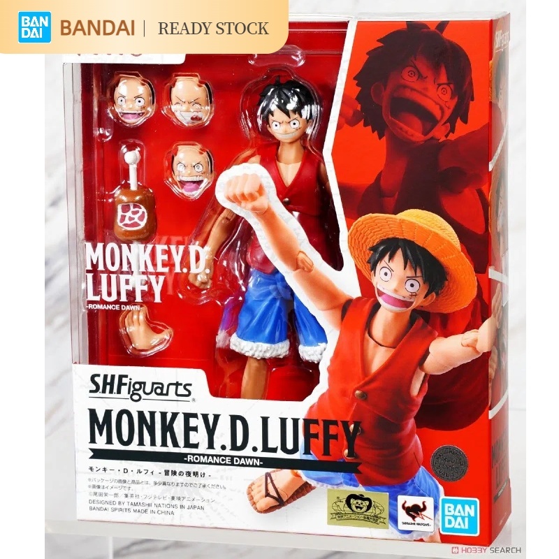 [คลังสินค้าพร้อม] BANDAI สินค้าใหม่ SHF One Product Monkey D Luffy โรแมนติกรุ่งอรุณเคลื่อนย้ายได้