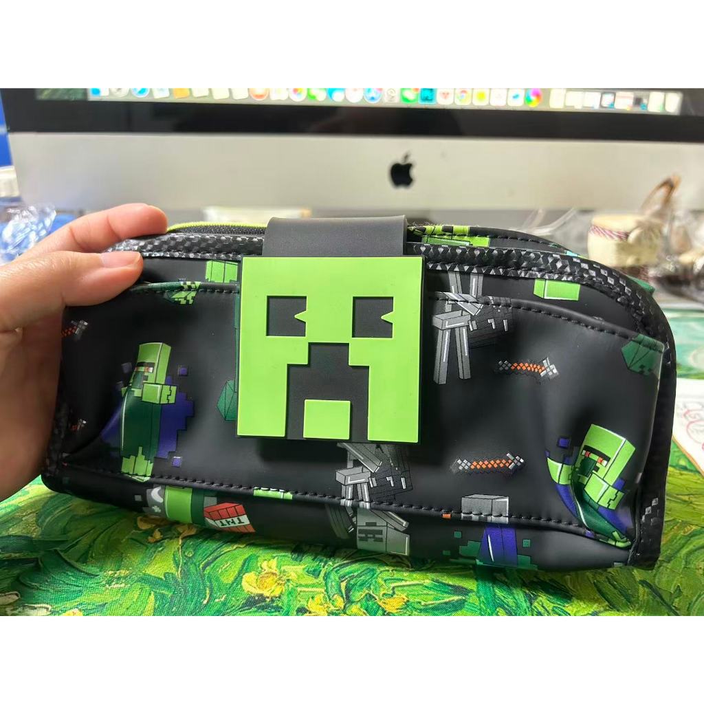 Minecraft Series กล่องดินสอยอดนิยม MC กระเป๋าสตางค์รอบเกมอุปกรณ์การเรียนของขวัญ ราคา ถูกที่สุด ดีลบีเคเค แกลเลอรีภาพที่ 2