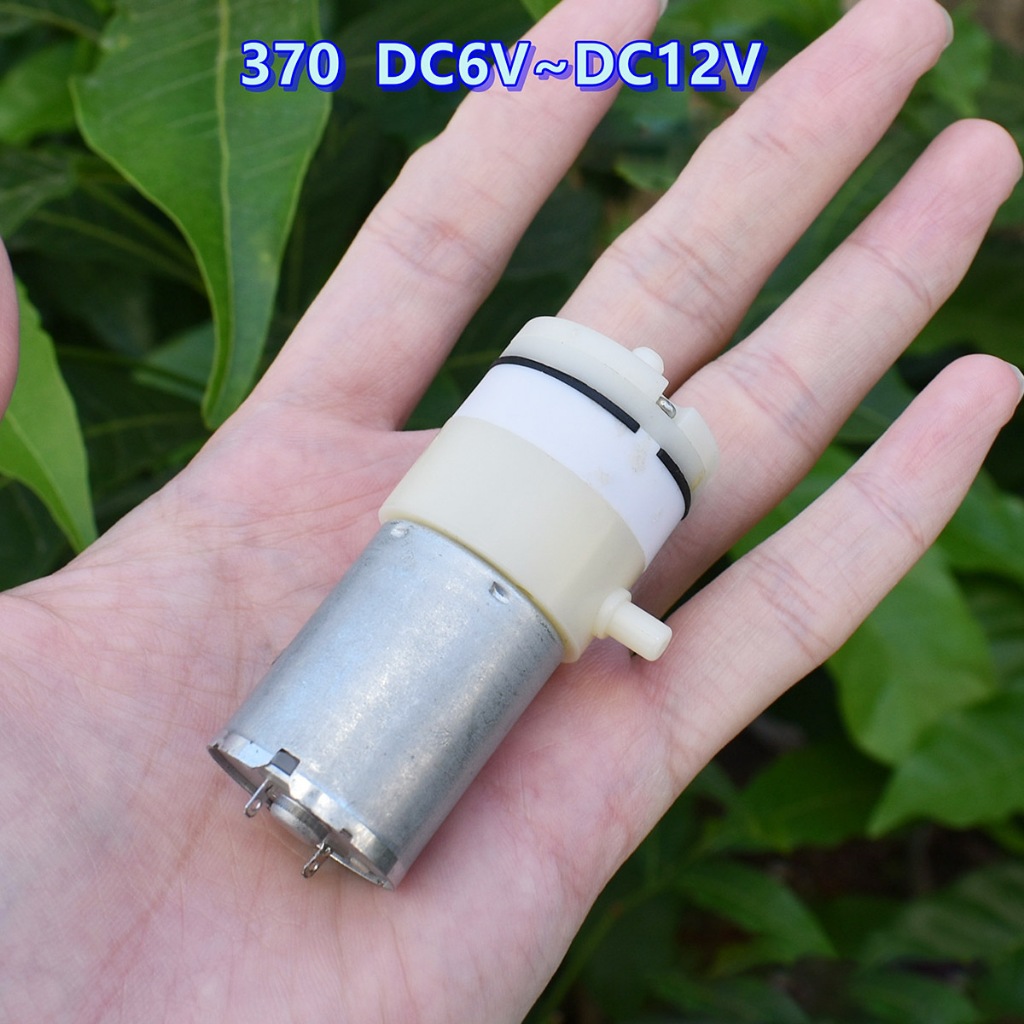 Micro ปั๊มสูญญากาศคาร์บอนแปรง DC 5V 6V 7.4V 370 มอเตอร์ไฟฟ้าออกซิเจนปั๊มแรงดันลบ USB ปั๊มไดอะแฟรมปั๊มลม 2.5L/Min ขนาดใหญ่ Flow
