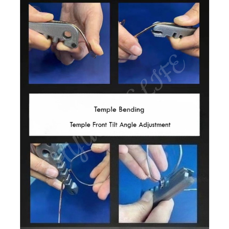 เครื่องมือซ่อมแว่นตาอเนกประสงค์สําหรับดัดและกรอบวัด/การปรับโค้งชั่วคราว ของใช้ในบ้าน - รูปที่ 4