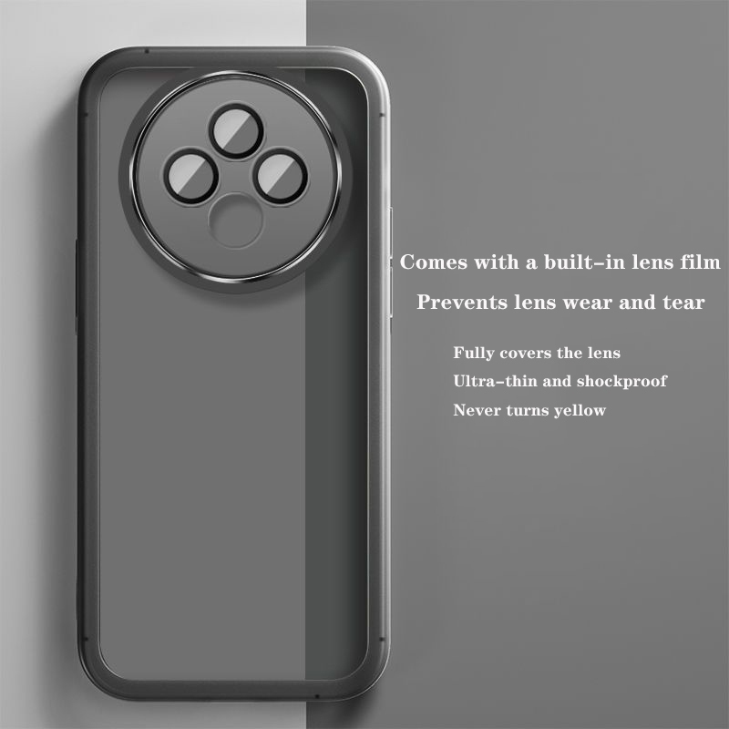 สําหรับVivo S1 T1 T1X T2 Pro T2X T3 Pro T3 Ultra T3 Lite T4 T4Xเคสโทรศัพท์ครอบคลุมเลนส์Luxury Clear 