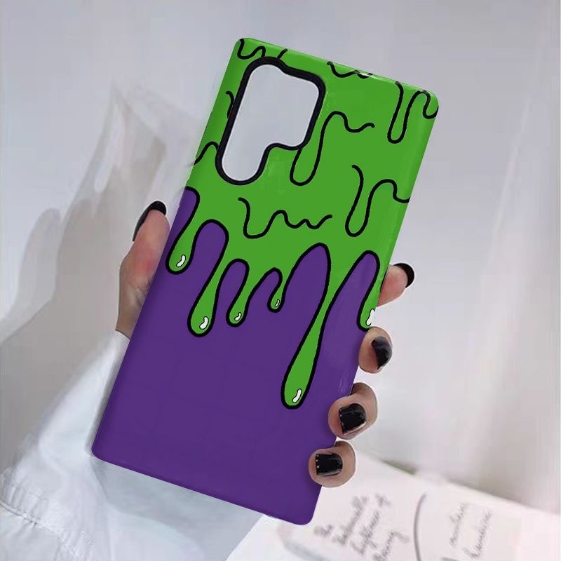 Patchwork Creative Patterns เคสป้องกันสองในหนึ่งเดียวเหมาะสําหรับ Samsung su22u s23 plus s23FE s24 s