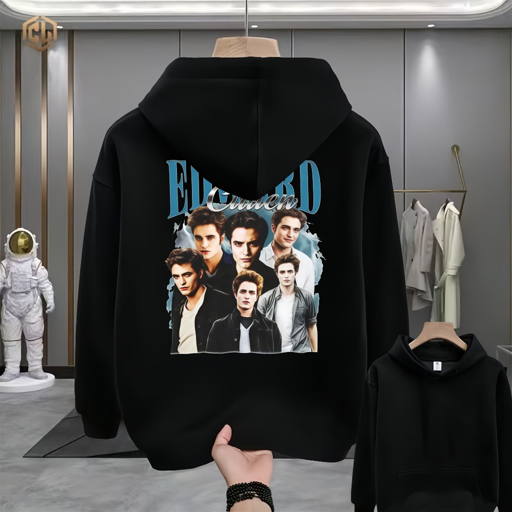 เสื้อฮู้ดผู้ชายใหม่ Ropa Hombre Edward Cullen จ่ายส่วย Twilight hoodie 2025