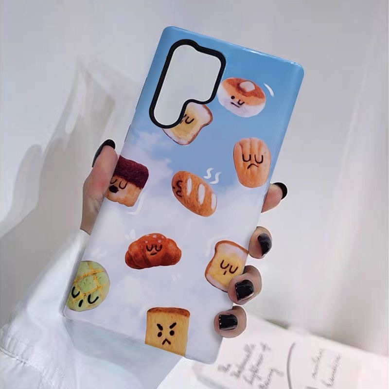 รูปแบบอาหารเคสป้องกันสองในหนึ่งเดียวเหมาะสําหรับ Samsung su22u s23 plus s23FE s24 s25 plus A55 A56 A