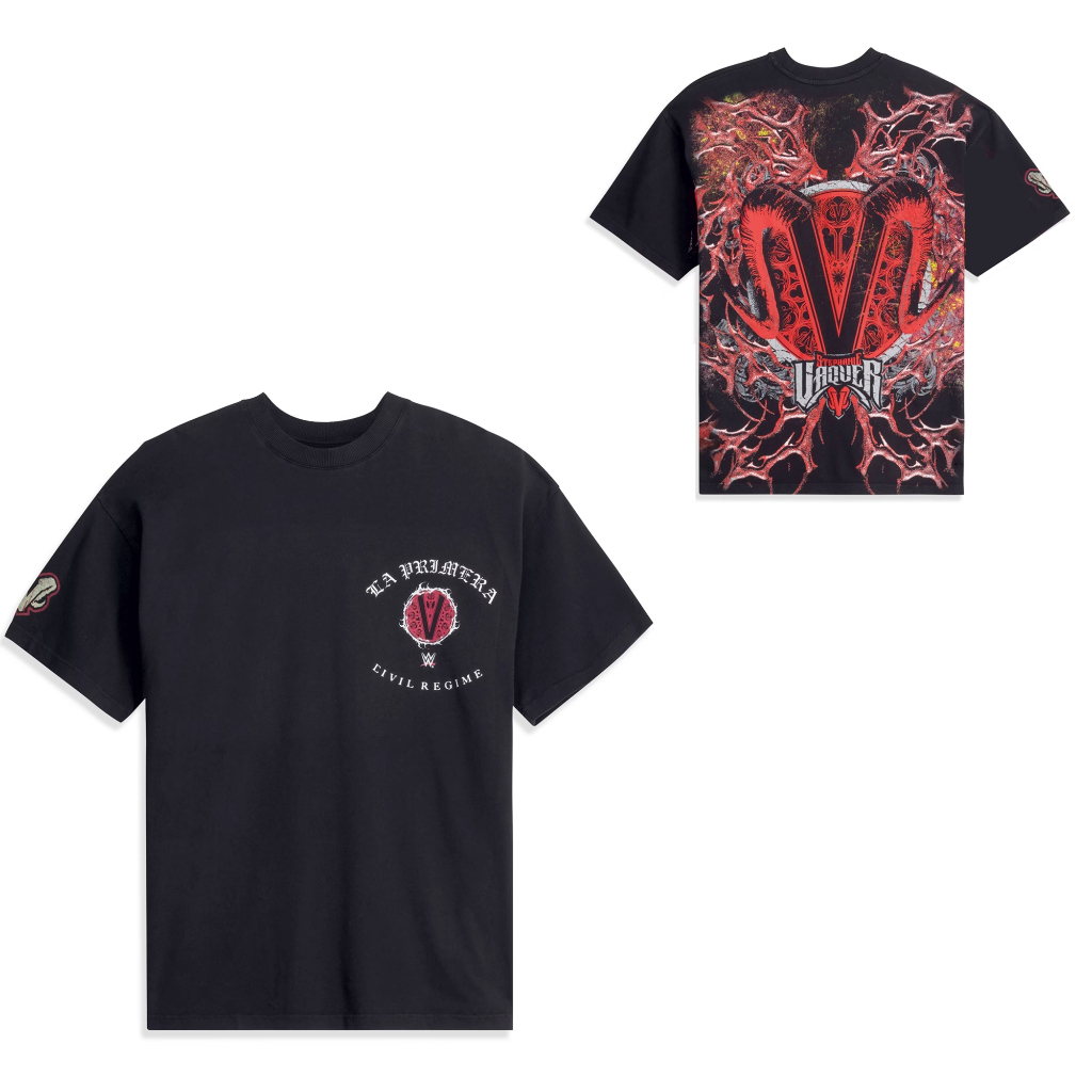 เสื้อยืด Stephanie Vaquer Civil Regime La Primera สําหรับผู้ชายสีดํา