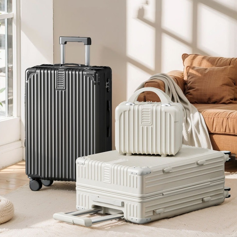กระเป๋าเดินทาง ขนาด 20 นิ้ว 26 นิ้ว วัสดุ ABS + PC ล้อสากล 360 องศา luggage รับประกัน แข็งแรงและทนทาน
