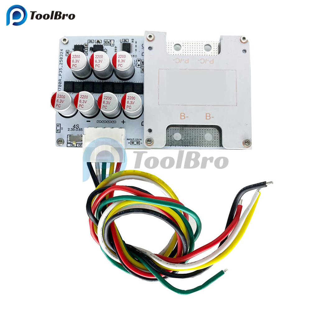 BMS 4S100A Peak 300A+ Active Balance วงจรป้องกันแบตเตอรี่ LiFePO4 มีแอคทีฟบาลานซ์8A ในตัว ราคา1ชิ้น