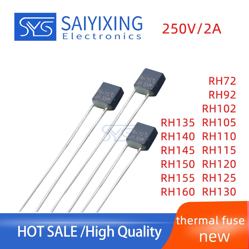 20PCS 2A 250V RH72 RH92 RH102 RH105 RH110 RH115 RH120 RH125 RH130 RH135 RH140 RH145 RH150 RH155 RH16