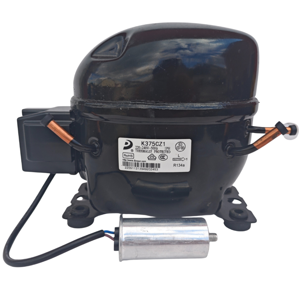 ยี่ห้อใหม่ DONPER K375CZ1 คอมเพรสเซอร์, R134a สารทําความเย็น, 325W Power, 375W Cooling ความจุ