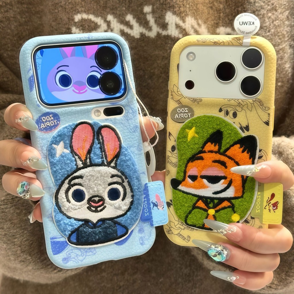 เคสมือถือกันกระแทก ลายการ์ตูน/น่ารัก (สำหรับ iPhone 16 / iPhone รุ่นที่เลือก) วัสดุซิลิโคน