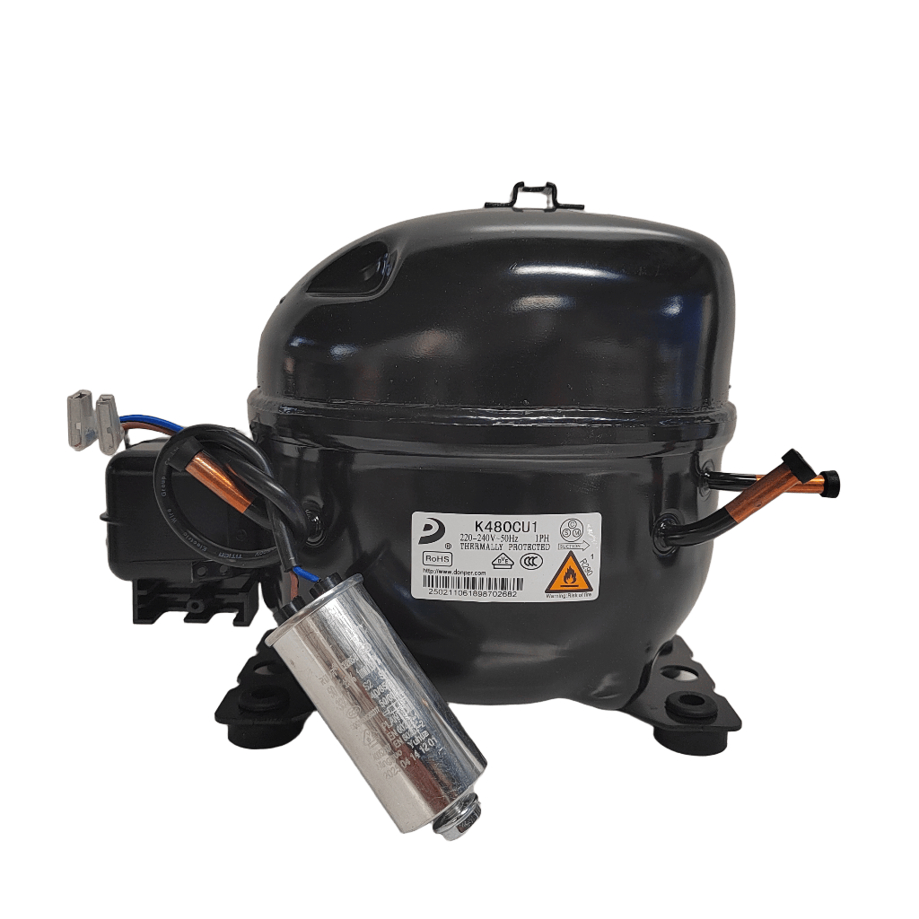 ยี่ห้อใหม่ Donper คอมเพรสเซอร์ R290 สารทําความเย็น K480CU 370W 480W Cooling เปลี่ยน GMCC/Wansheng คอ