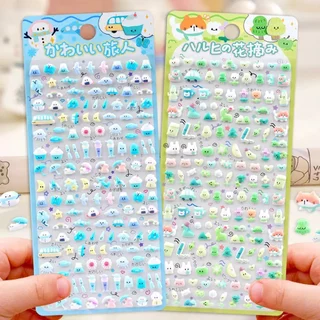 โอยา | Mini Foam Sticker 3d Cartoon Animal Handbook ccd สติ๊กเกอร์ตกแต่งโทรศัพท์มือถือ