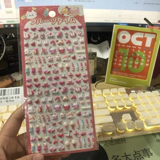 โอยา | Mini Foam Sticker 3d Cartoon Animal Handbook ccd สติ๊กเกอร์ตกแต่งโทรศัพท์มือถือ