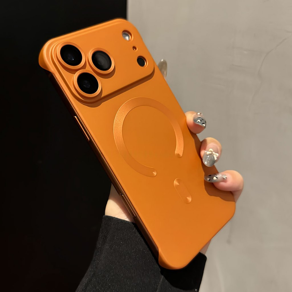 เคสแม่เหล็กฝ้าบางเฉียบสําหรับ iPhone 12 13 14 15 16 17 PRO MAX กรณี 14/15/16 PLUS กรณีป้องกันกล้อง PC ปกหลัง