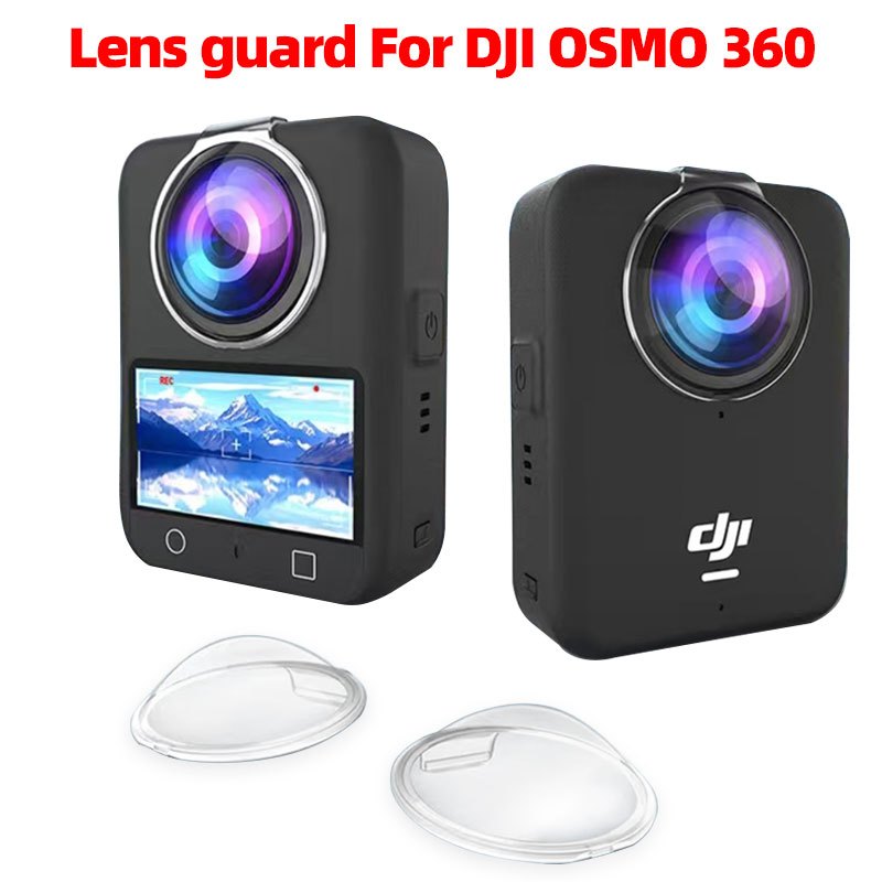 เลนส์ยามสําหรับ DJI OSMO 360 กล้อง PC Anti-Scratch โปร่งใสเลนส์ Protectors ฝาครอบฟิล์มอุปกรณ์เสริม