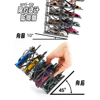 Diorama 1/64 Modular Multi-Storey ที่จอดรถ Rack รุ่นรถจอแสดงผลตู้เก็บรุ่น