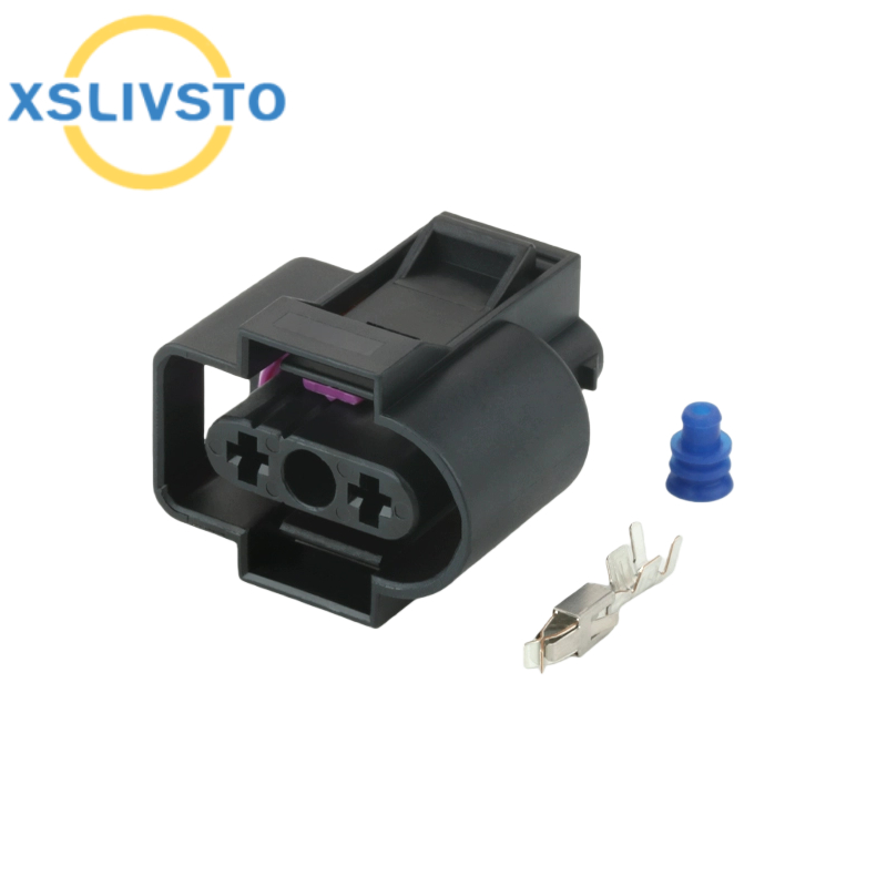 1 ชิ้นปลั๊ก Conector Reservatório Agua Vw Kombi GolFox Polo Up (ในประเทศ 1J0973202) เหมาะสําหรับอ่างเก็บน้ําน้ําเสียรถยนต์/ปลั๊กเซ็นเซอร์ระดับน้ํา DJ7028C-3.5-21 G126