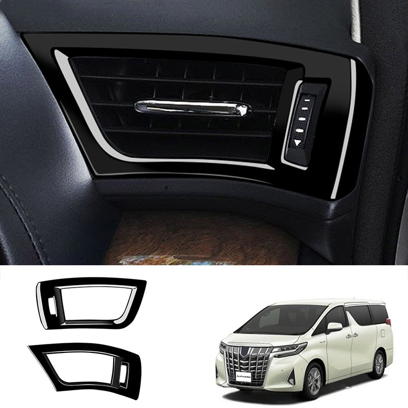 Toyota Alphard Vellfire 30 2015-2020 Dashboard Air Outlet กรอบเครื่องปรับอากาศ Vent Cover Trim AH30 อุปกรณ์เสริม