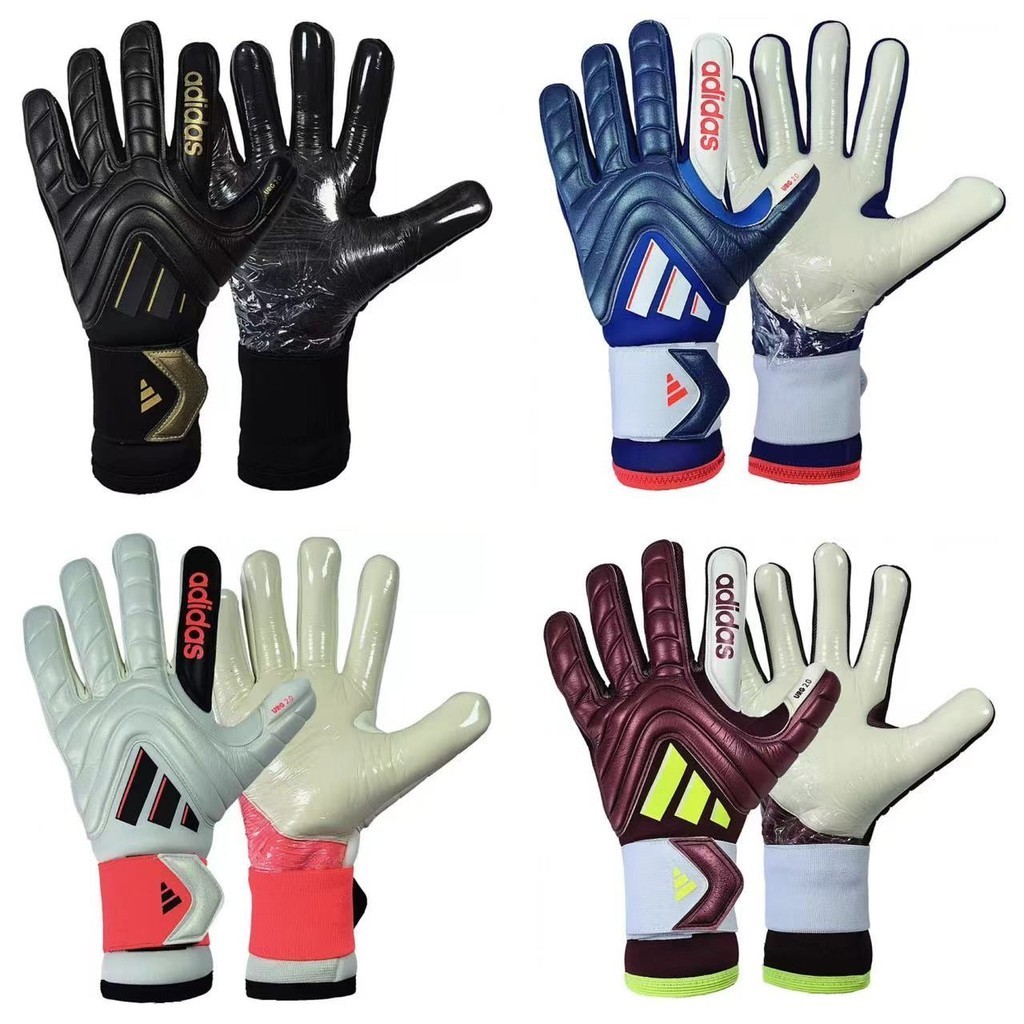 2025 ถุงมือประตู ผู้ใหญ่ น้ํายาง ถุงมือบอล ยาง goalkeeper gloves