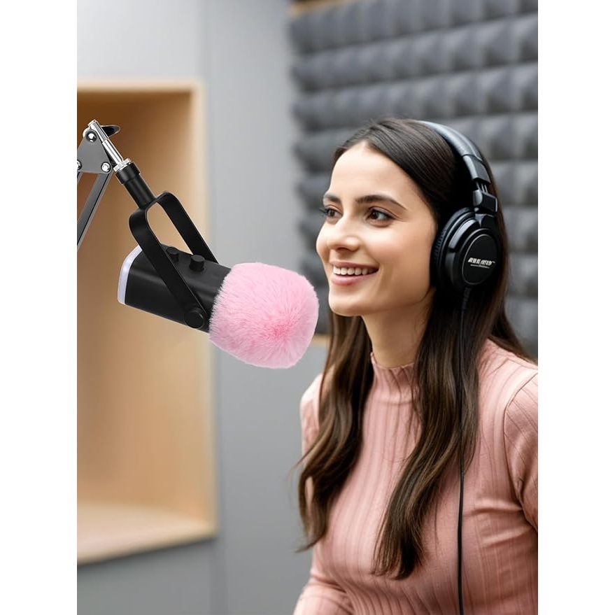 ฟิลเตอร์ป๊อป เยติ สีน้ําเงิน สําหรับ ไมค์ เยติ สีน้ําเงิน ฝาครอบไมโครโฟน | กระจกไมค์ | Furry Wind Mu