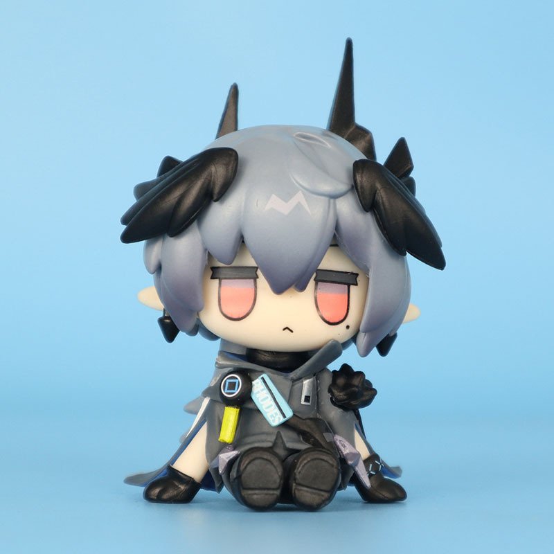 8 ซม.Arknights Saga Dusk Nian Lee Ling Aak อย่างเป็นทางการ Original Figurine รูป PVC ตุ๊กตาของเล่นแส